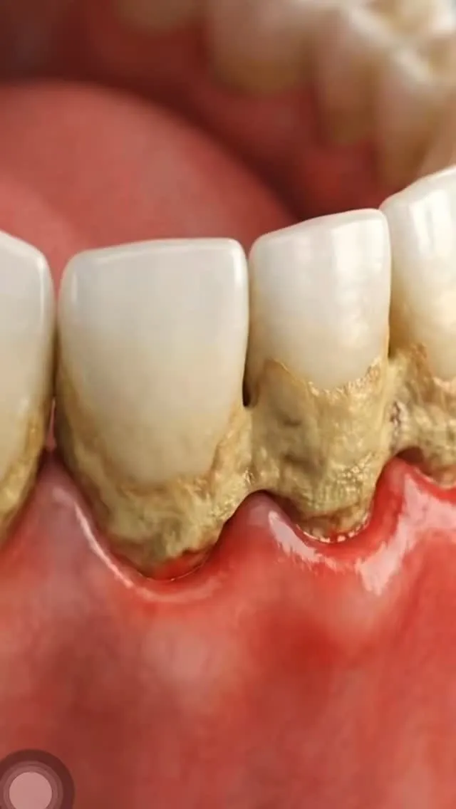 歯垢を放置すると『歯石』になり、ご自身では取れません🫨